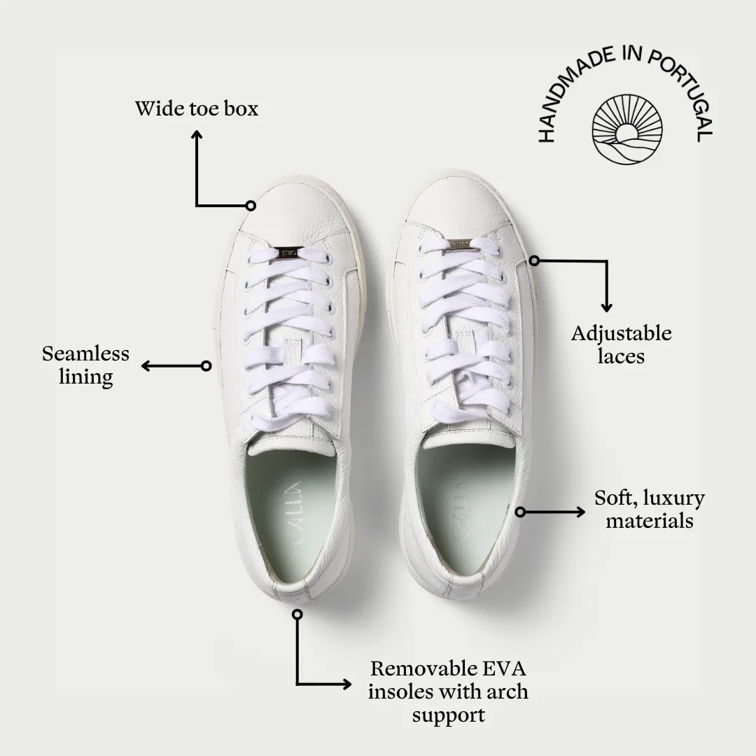 Saturn - White Leather