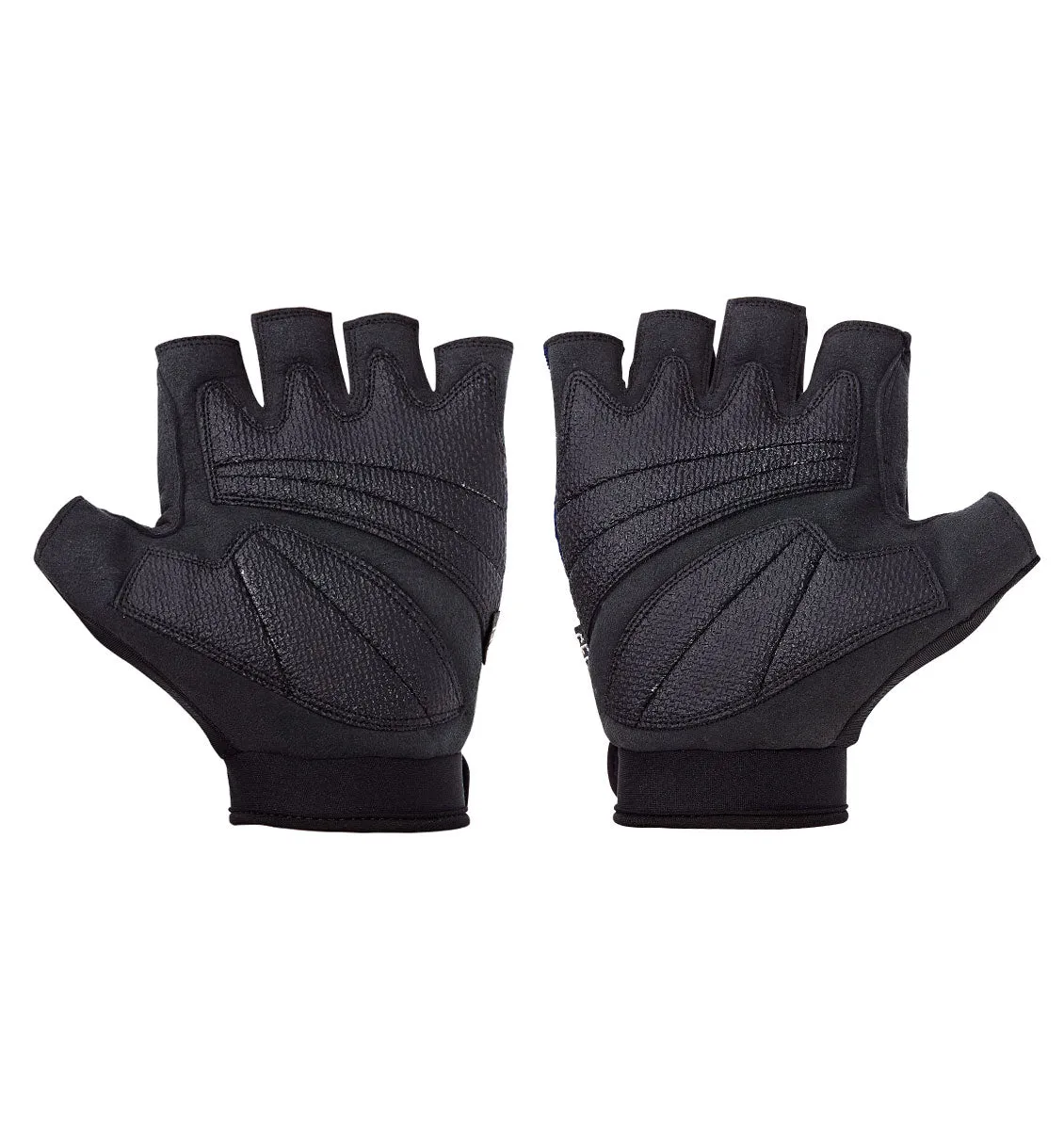 Schiek "Gel" Cross Training & Fitness Gloves - Royal Blue/Black