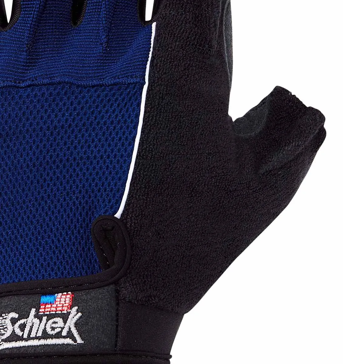 Schiek "Gel" Cross Training & Fitness Gloves - Royal Blue/Black