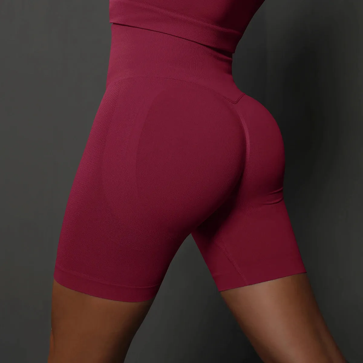 Seamless High Waist Yoga Shorts for Women