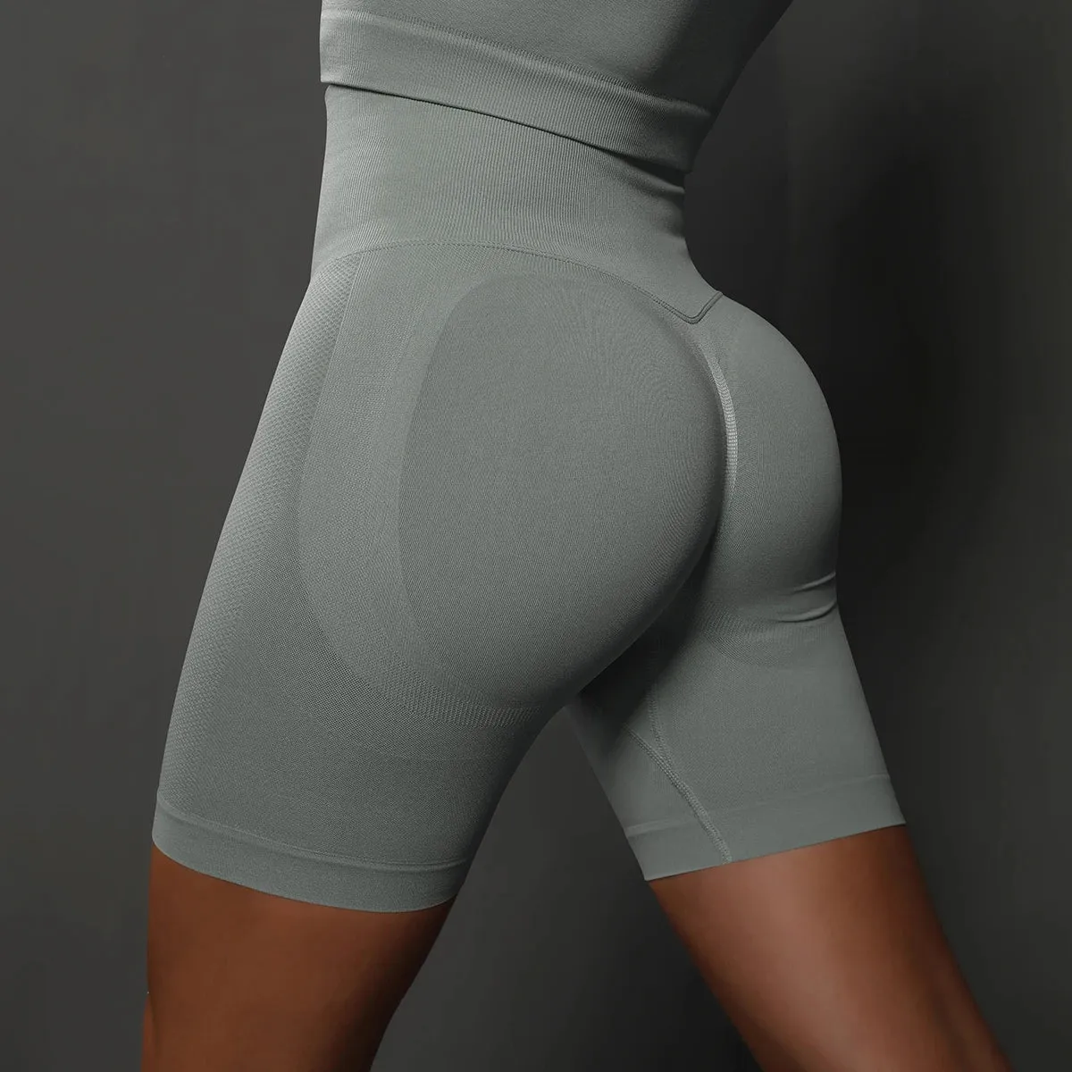 Seamless High Waist Yoga Shorts for Women