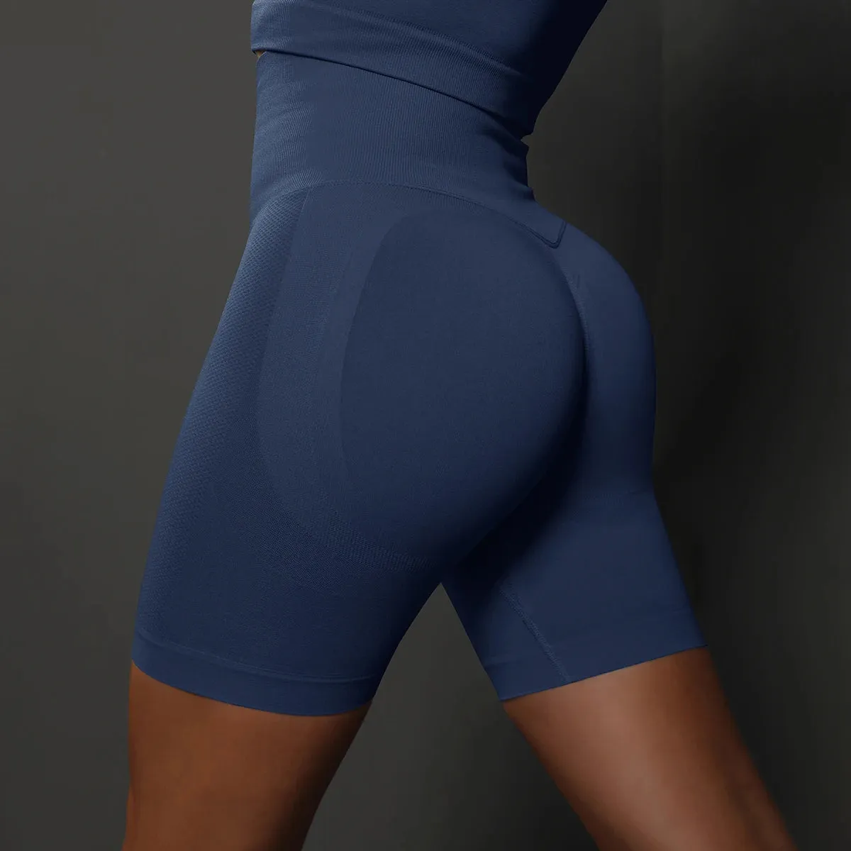 Seamless High Waist Yoga Shorts for Women