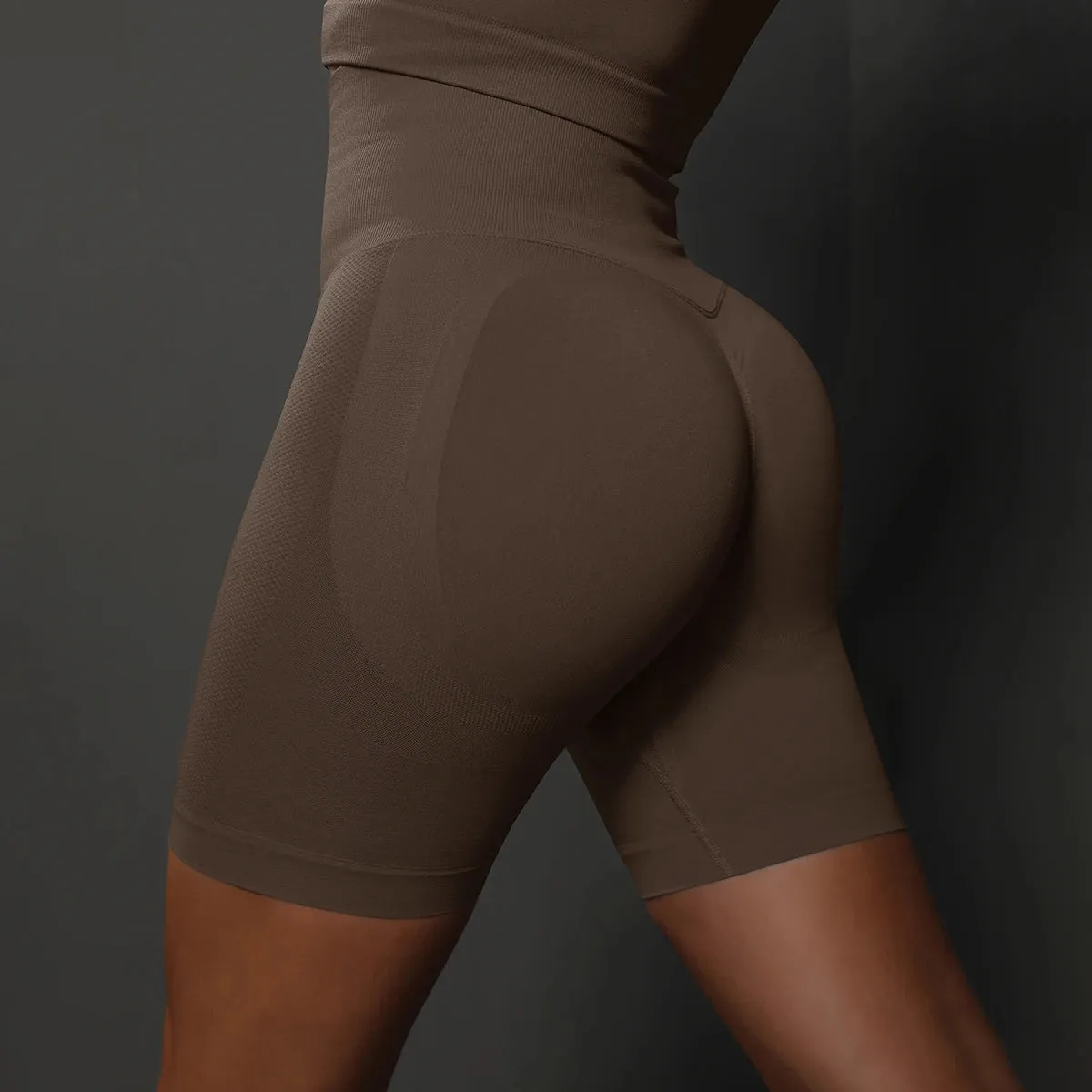 Seamless High Waist Yoga Shorts for Women