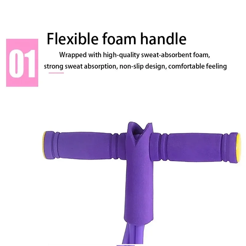 Set of 4 Heavy Duty Elastic Pull Ropes - Resistance Bands for Home Gym