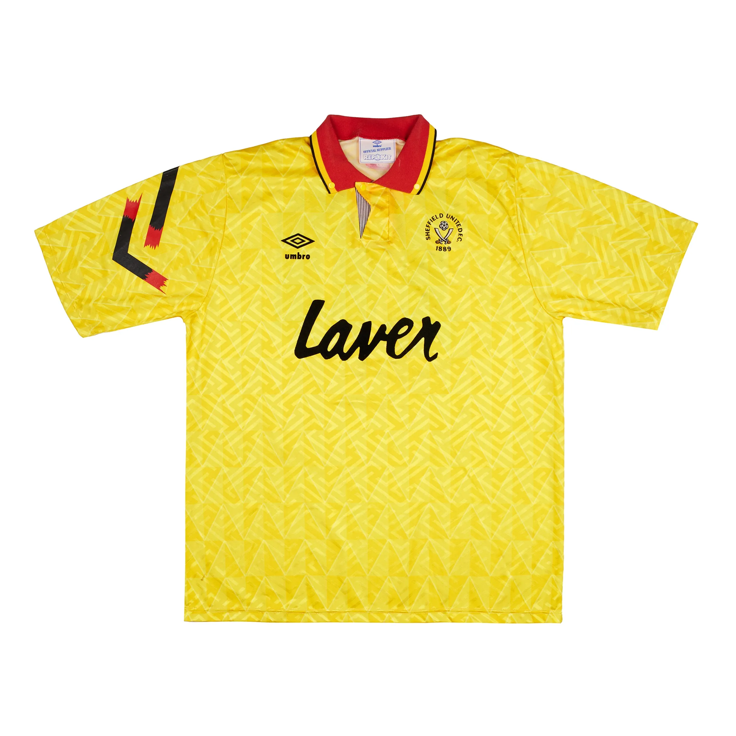 SHEFFIELD UNITED 1991-93 AWAY SHIRT - 10 (DEANE) - XL