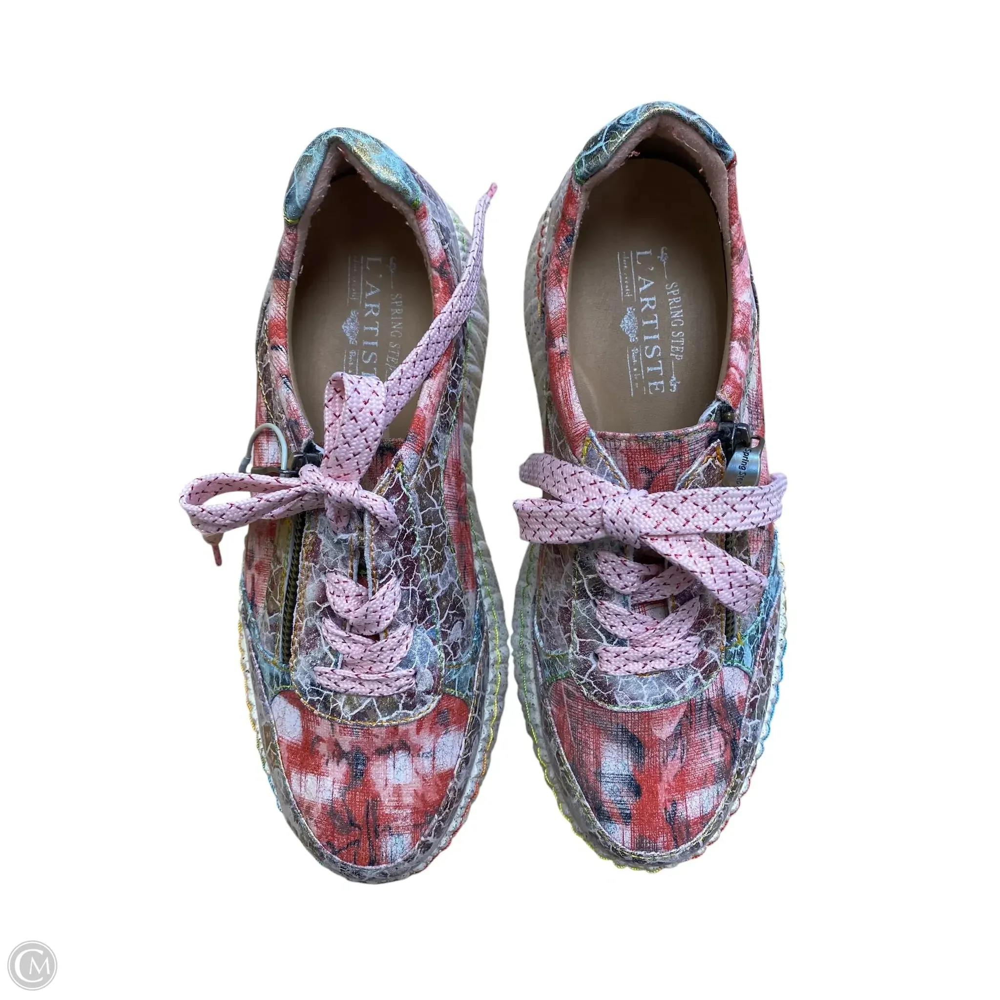 Shoes Sneakers Platform By Spring Step In Multi-colored, Size: 8