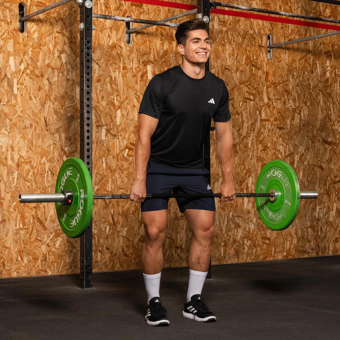 SHORT DE FITNESS CARDIO ADIDAS HOMME BLEU