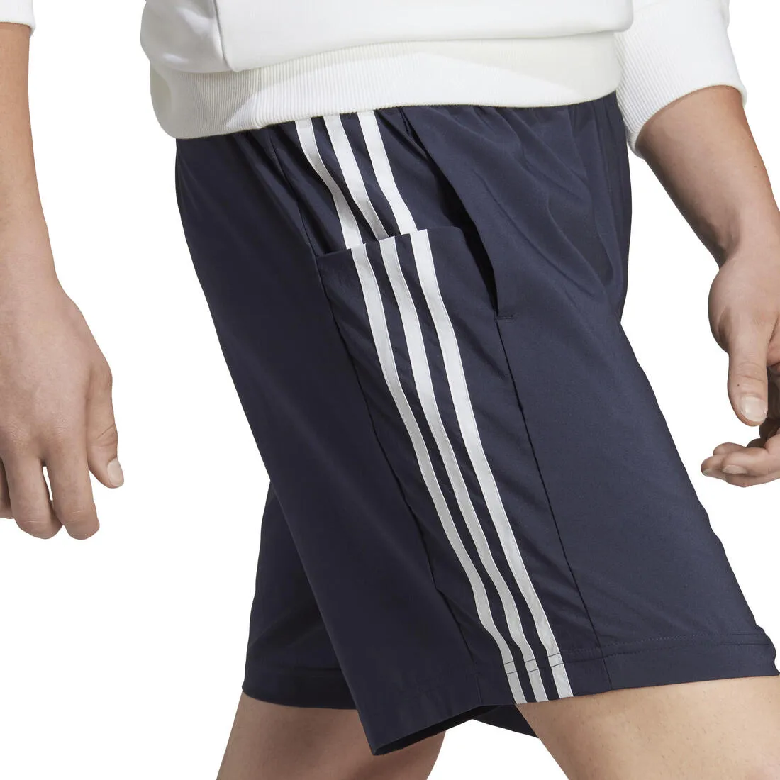 SHORT DE FITNESS CARDIO ADIDAS HOMME BLEU