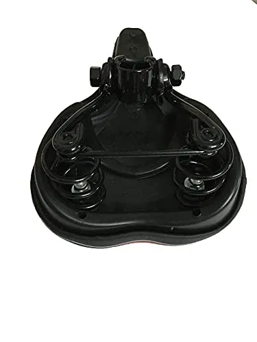 ShreNik Saddle Seat for Bicycle Cycle Soft Cushion Complete Seat (Black)