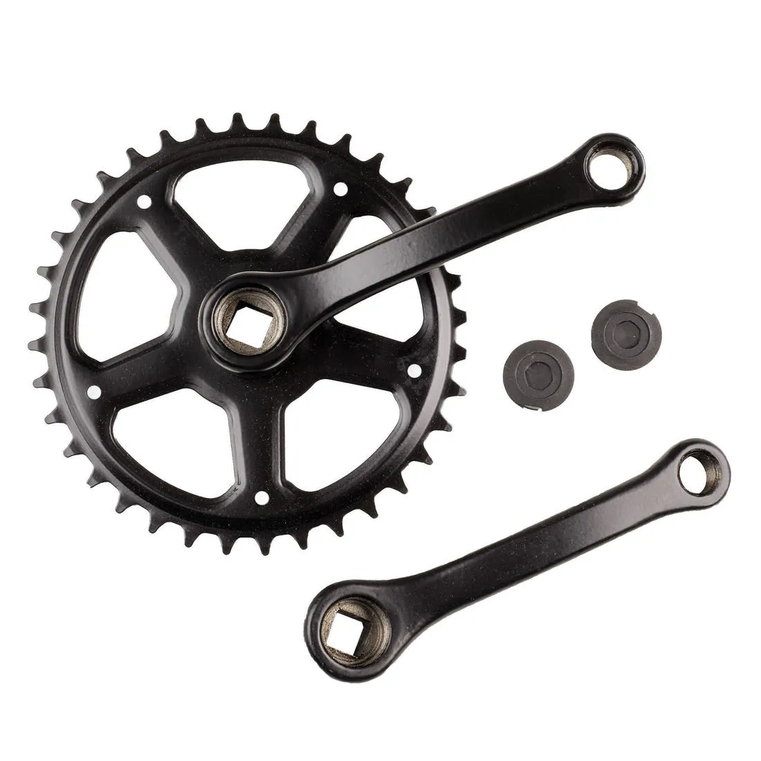 Single Chainwheel 36 Tooth w/ 125 mm Cranks