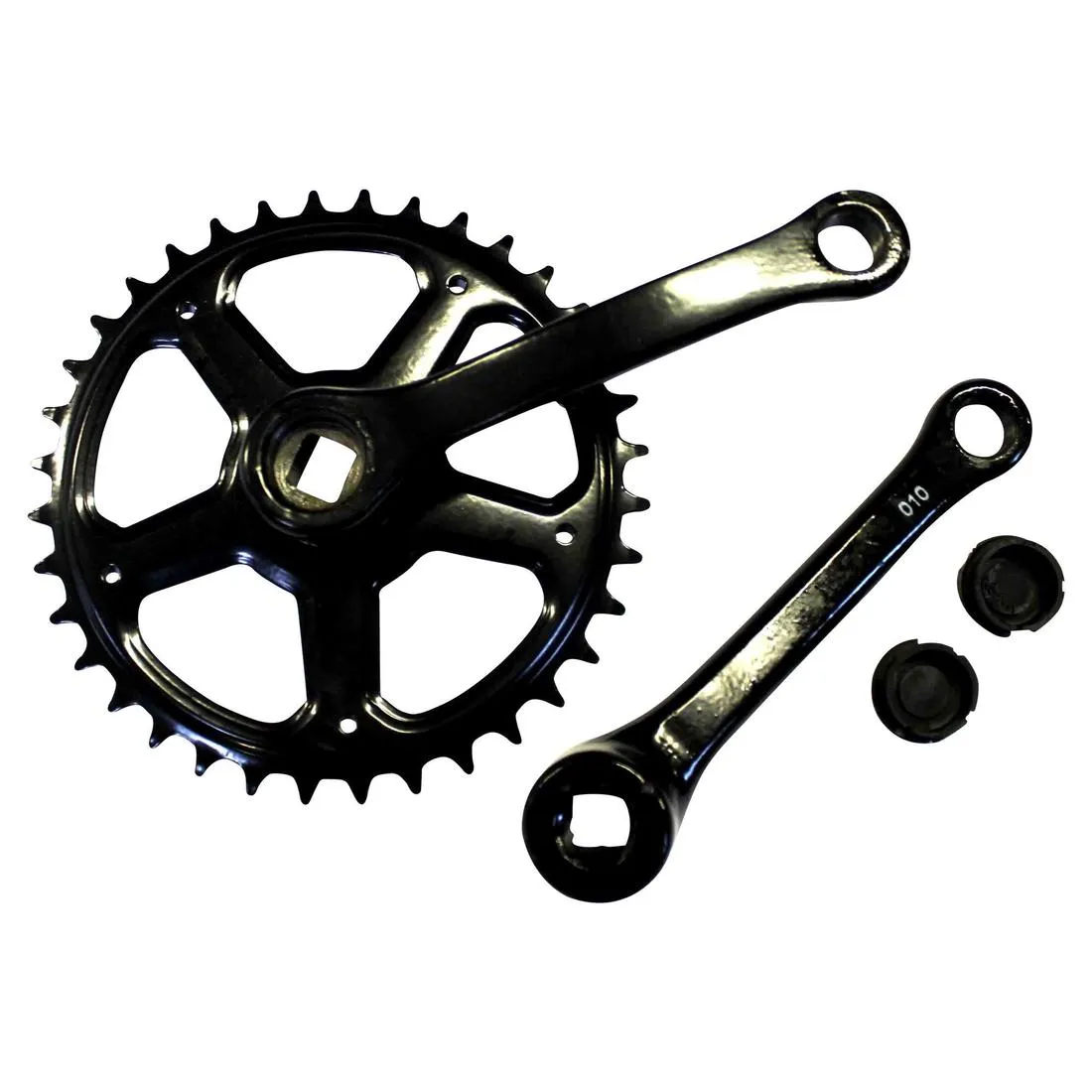 Single Chainwheel 36 Tooth w/ 125 mm Cranks