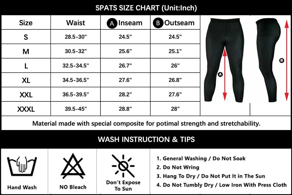 Skull Wing Men's Compression Sports Tights Pants Baselayer Running Leggings BJJ Spats