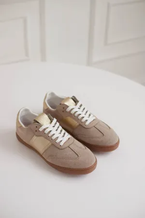 Sky Runner Leather Sneaker in Beige