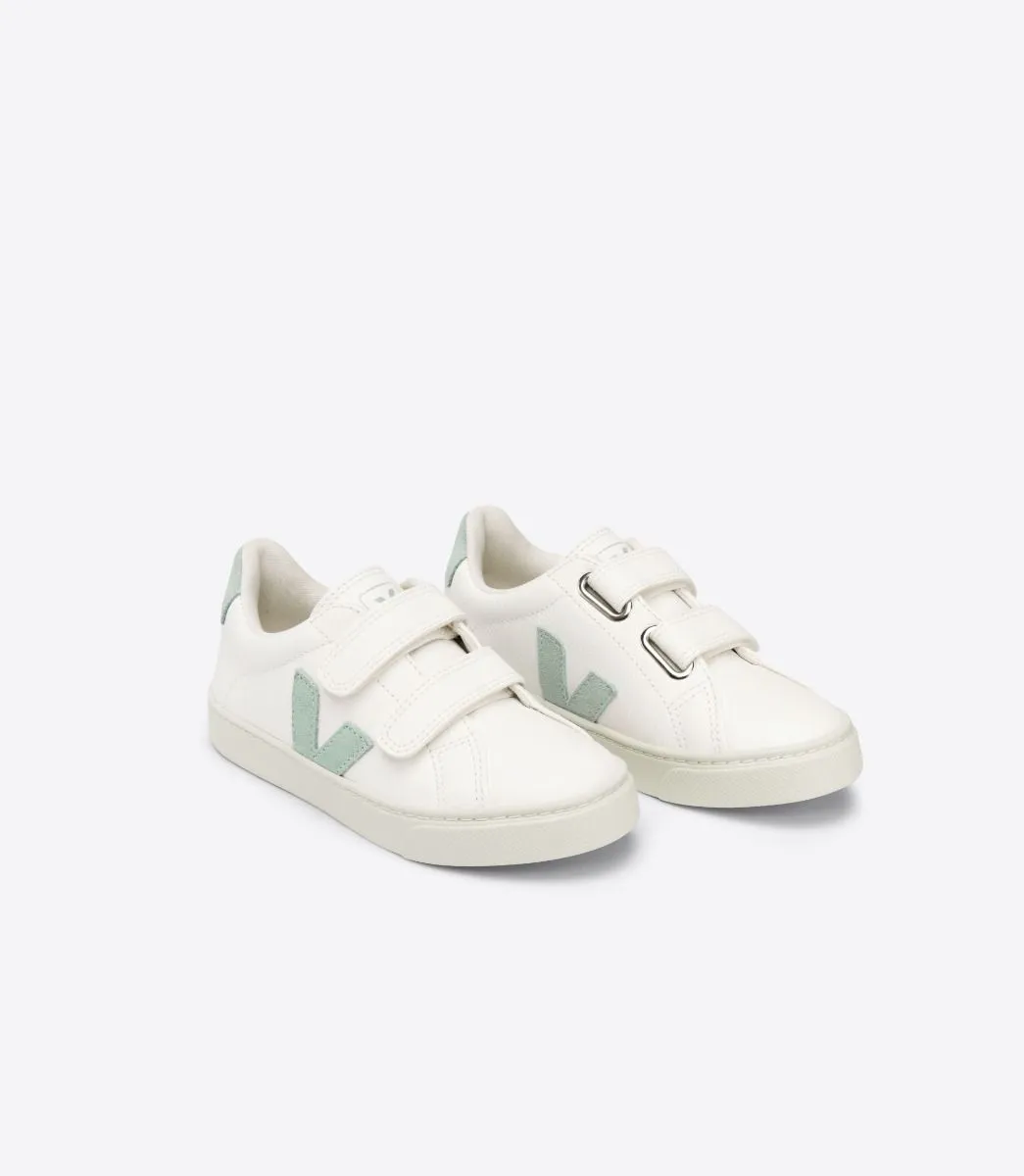 SMALL ESPLAR VELCRO CHROMEFREE LEATHER WHITE MATCHA