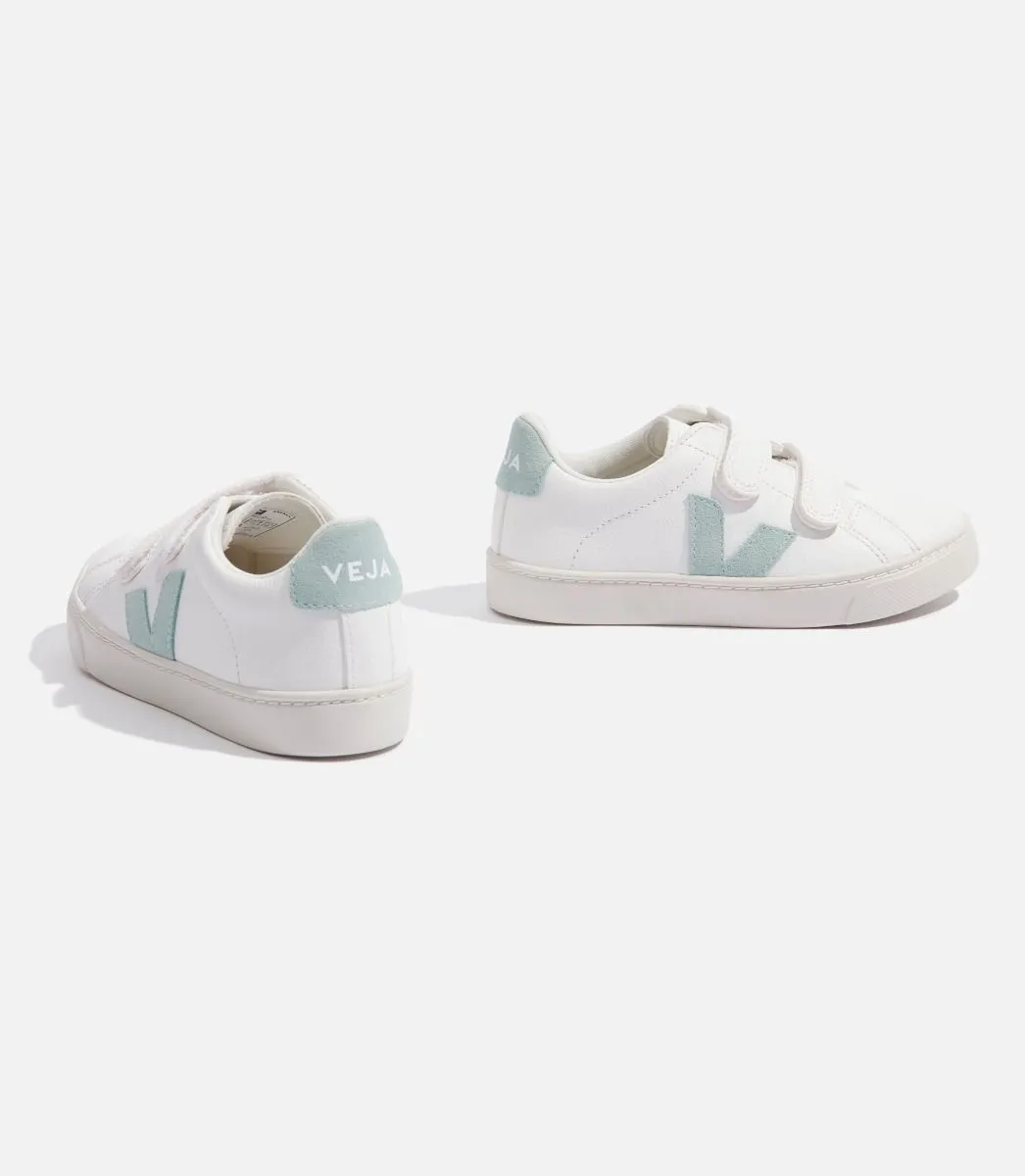 SMALL ESPLAR VELCRO CHROMEFREE LEATHER WHITE MATCHA
