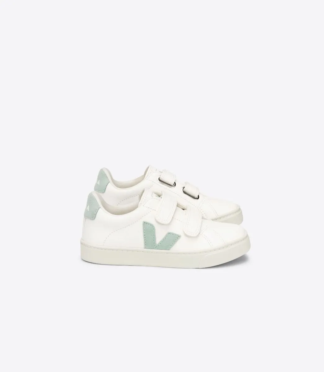 SMALL ESPLAR VELCRO CHROMEFREE LEATHER WHITE MATCHA
