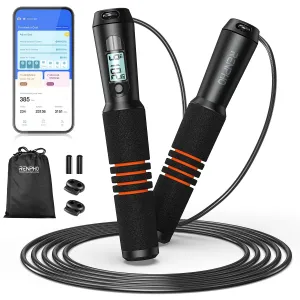 Smart Fitness Skipping Rope w/ APP Data Analysis & HD LCD Display