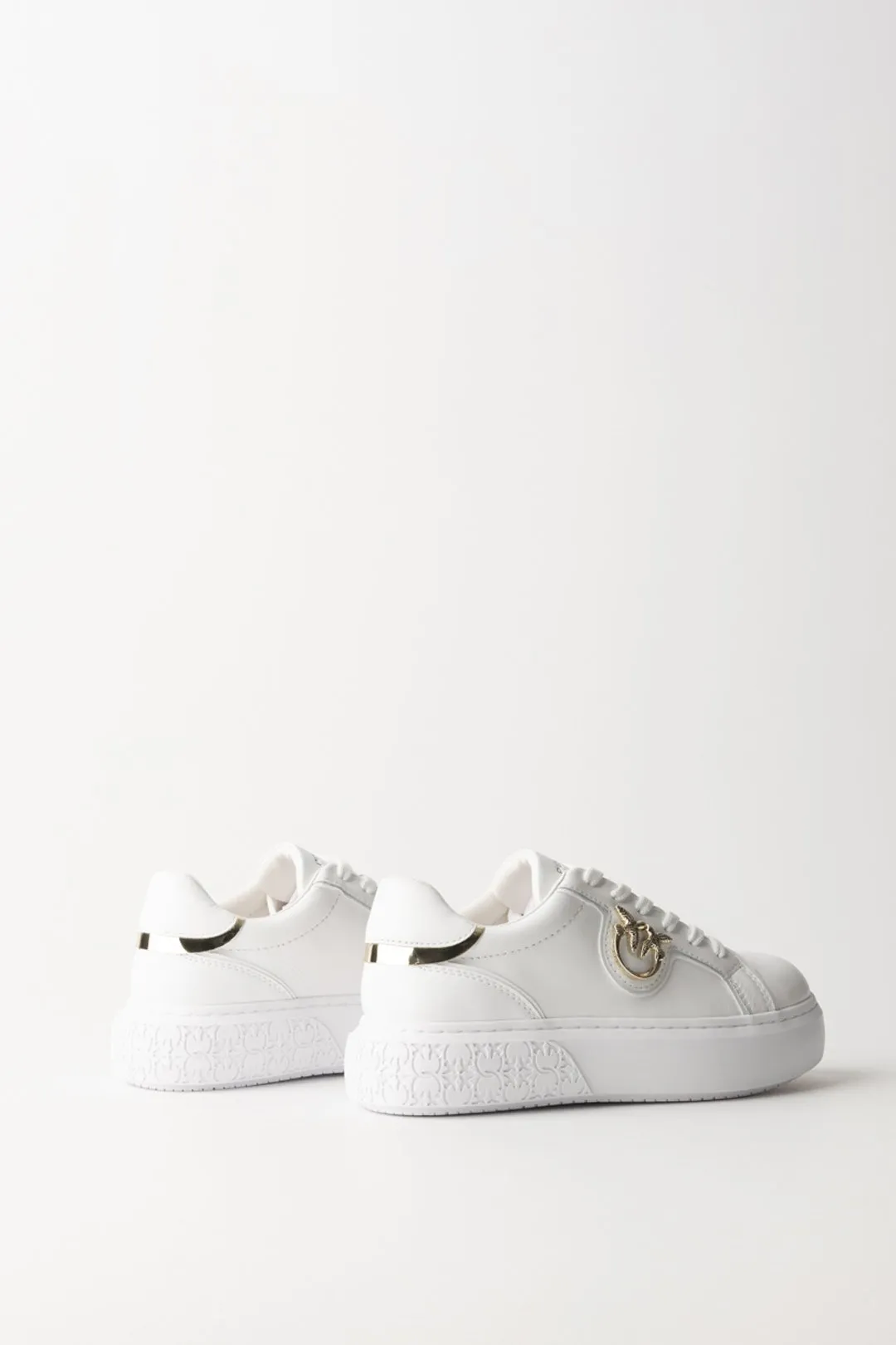 Sneakers con Platform e Logo Love Birds