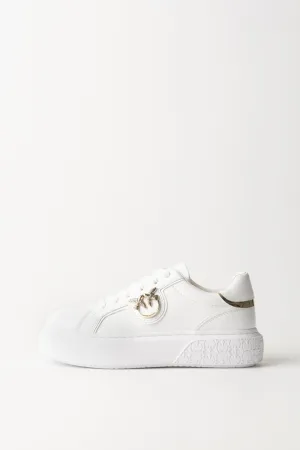 Sneakers con Platform e Logo Love Birds