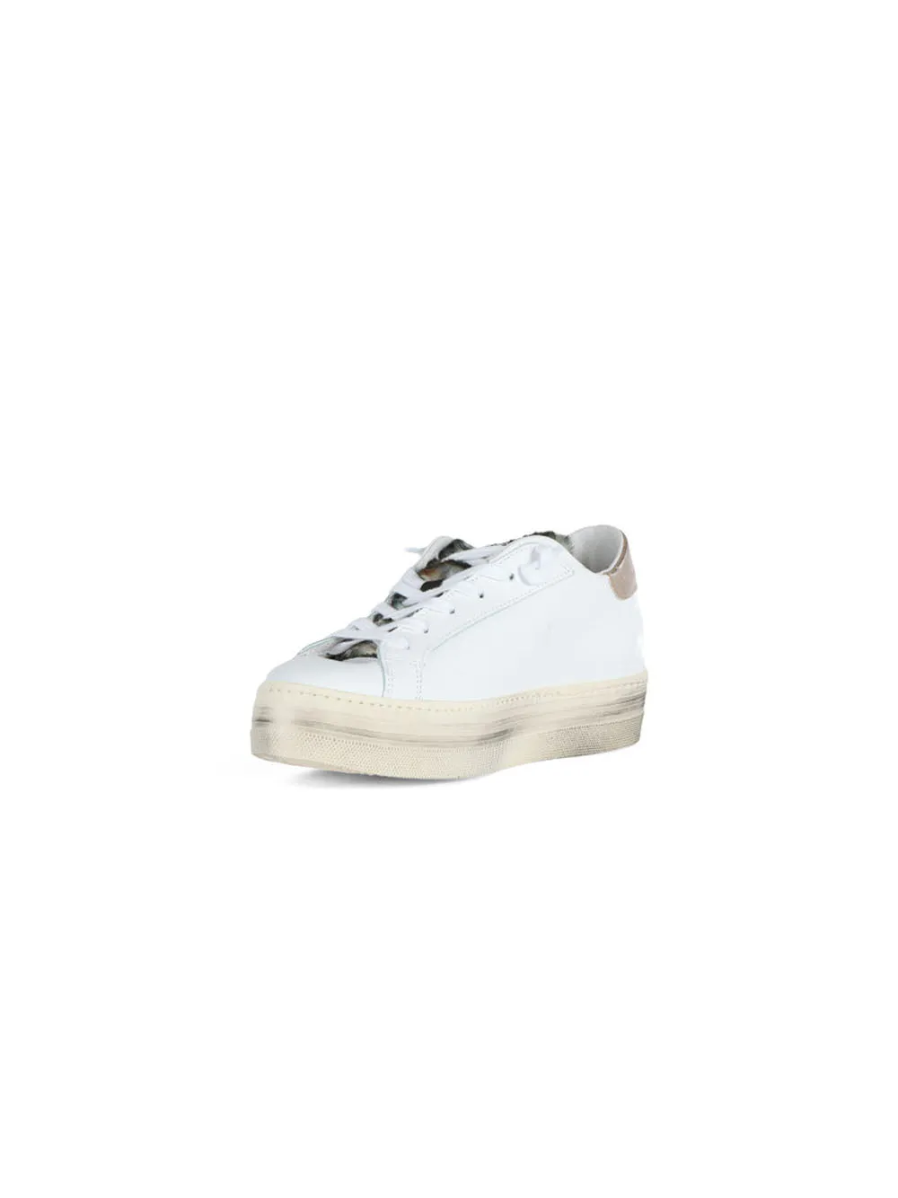 Sneakers One Star Plat Pelle - White Gold Green