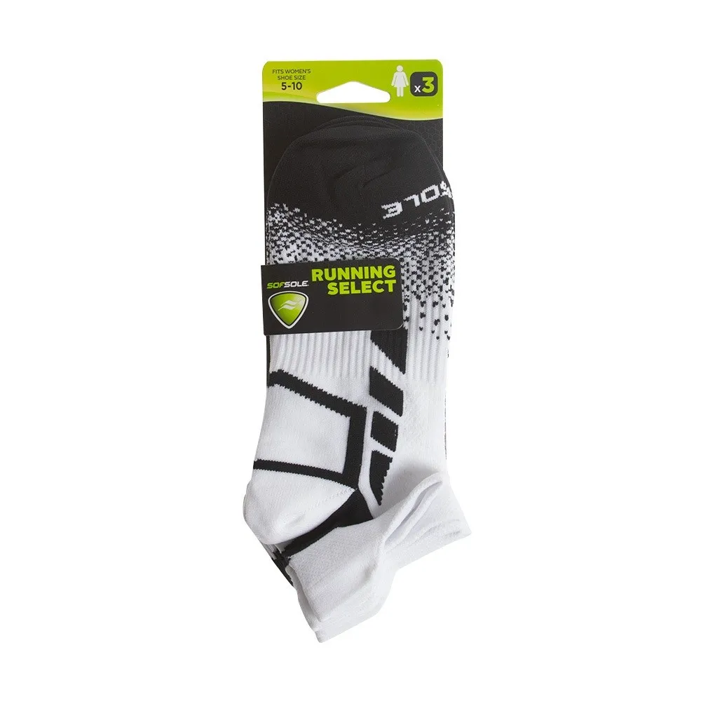 Sof Sole Running Select Socks (Womens size 5-10 Variey of Colours)