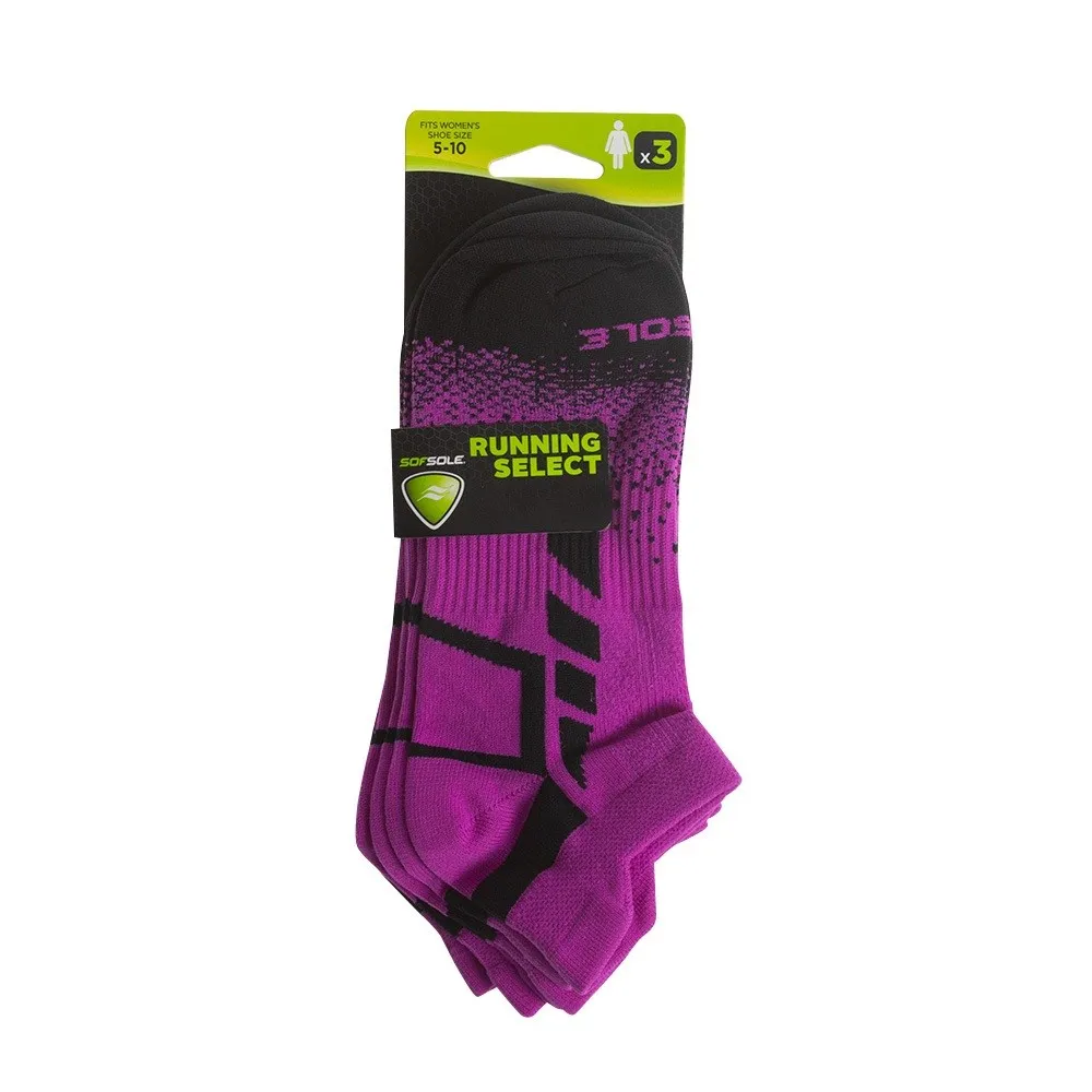 Sof Sole Running Select Socks (Womens size 5-10 Variey of Colours)