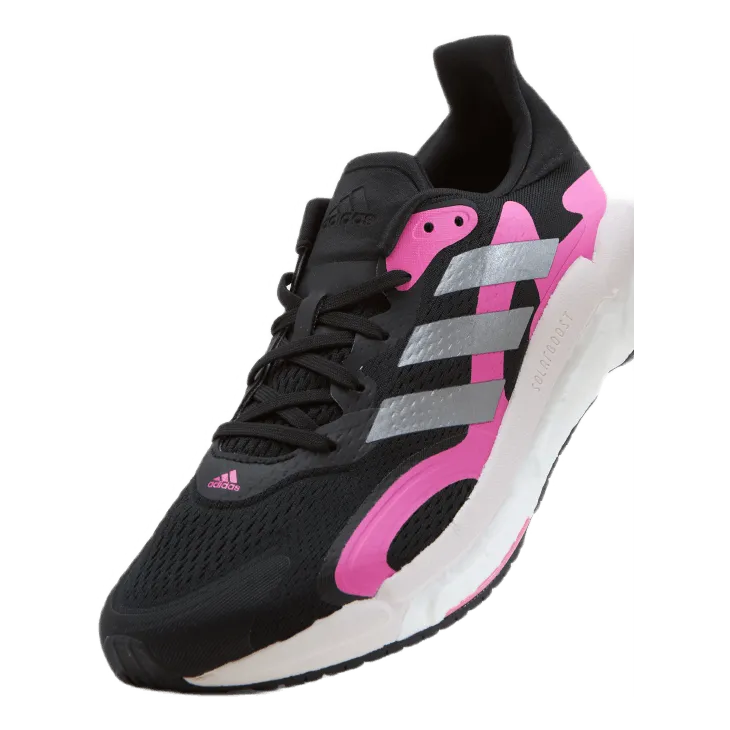 SolarBoost 3 Shoes Core Black / Screaming Pink / Halo Silver