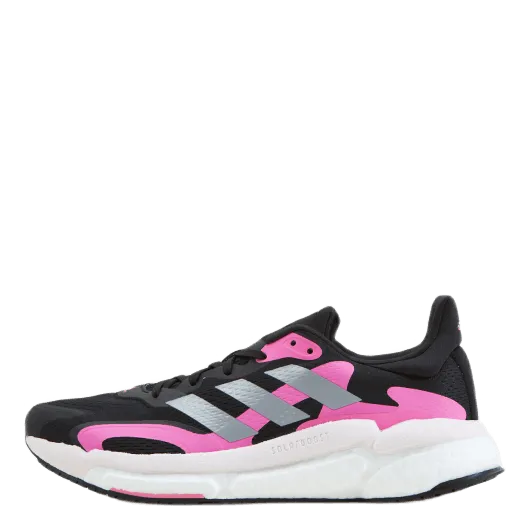 SolarBoost 3 Shoes Core Black / Screaming Pink / Halo Silver