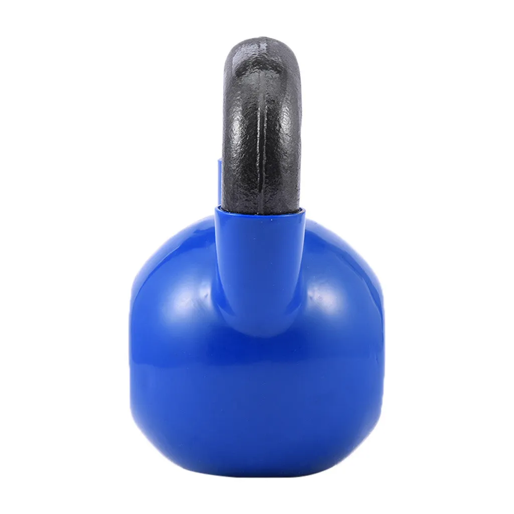 Solid Cast Iron Vinyl Coating  Sports Kettlebell