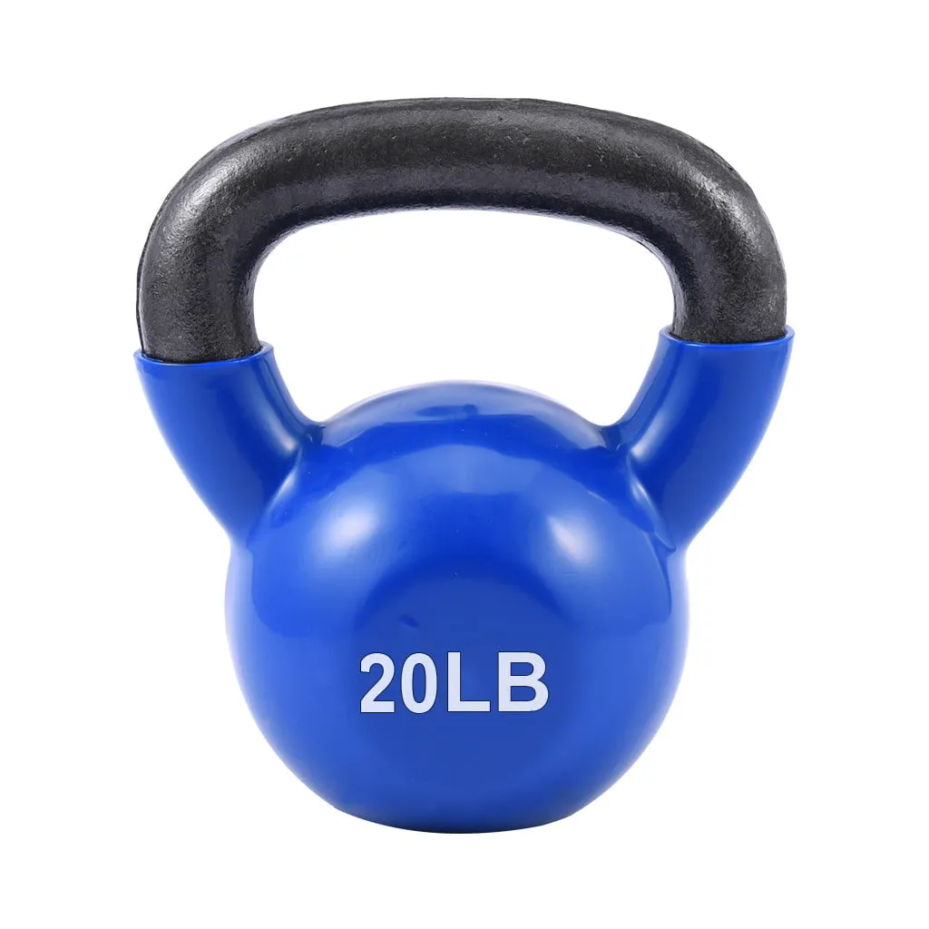 Solid Cast Iron Vinyl Coating  Sports Kettlebell