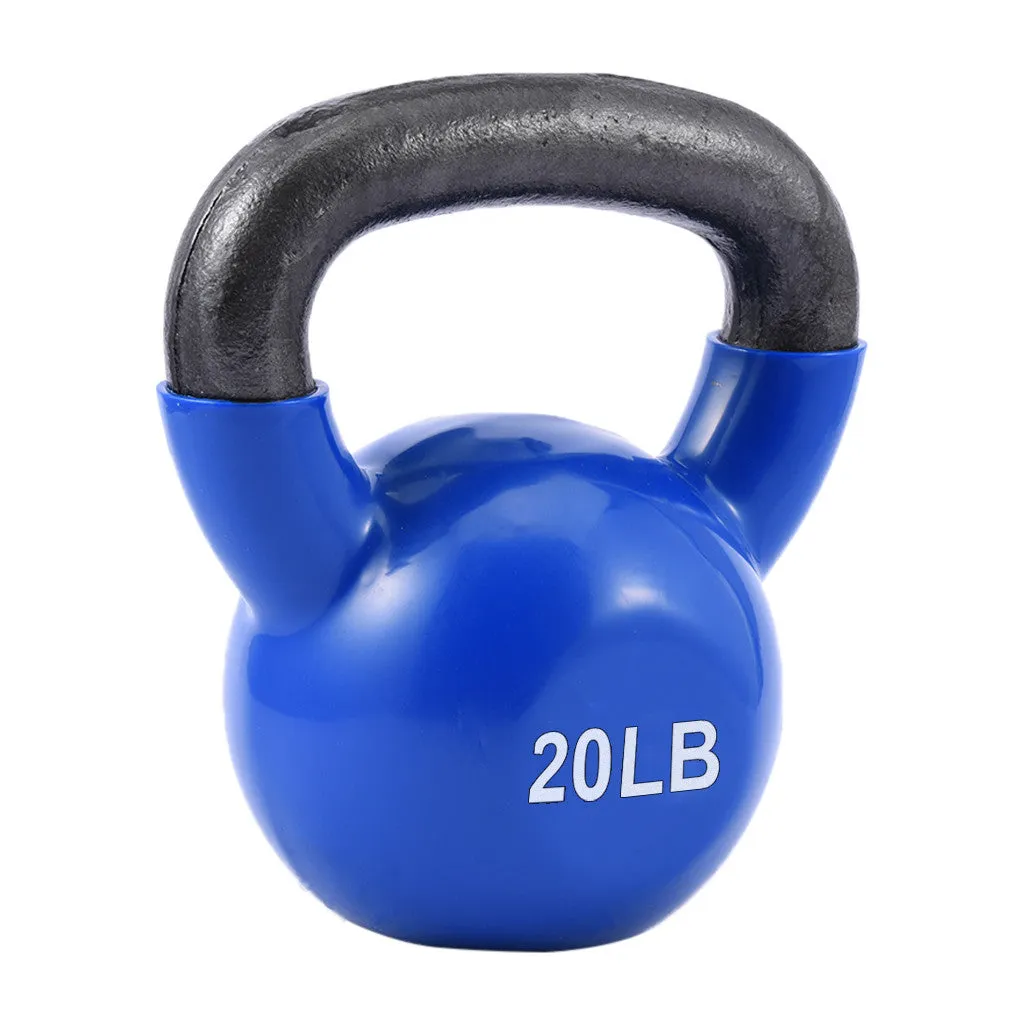 Solid Cast Iron Vinyl Coating  Sports Kettlebell