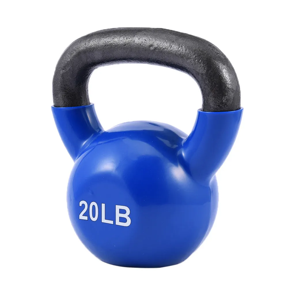 Solid Cast Iron Vinyl Coating  Sports Kettlebell