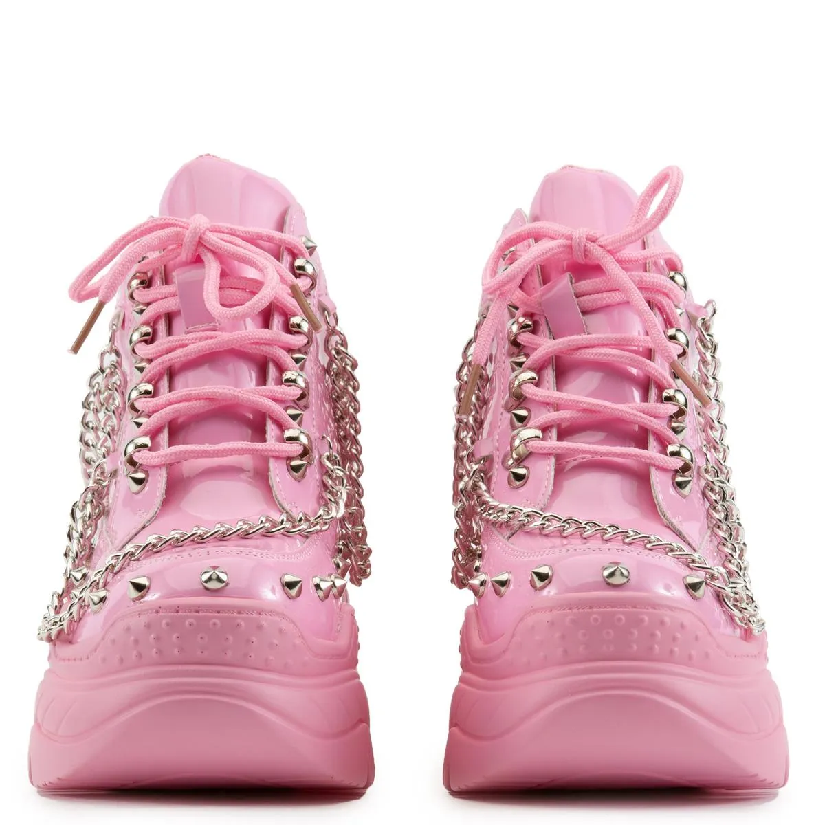 Space Candy Platform Sneakers with Studs