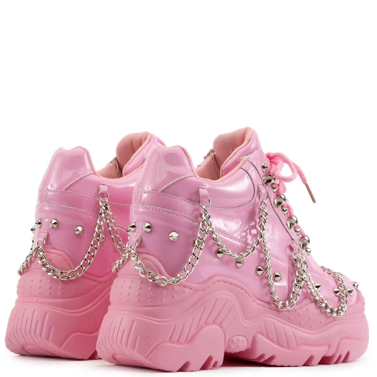 Space Candy Platform Sneakers with Studs