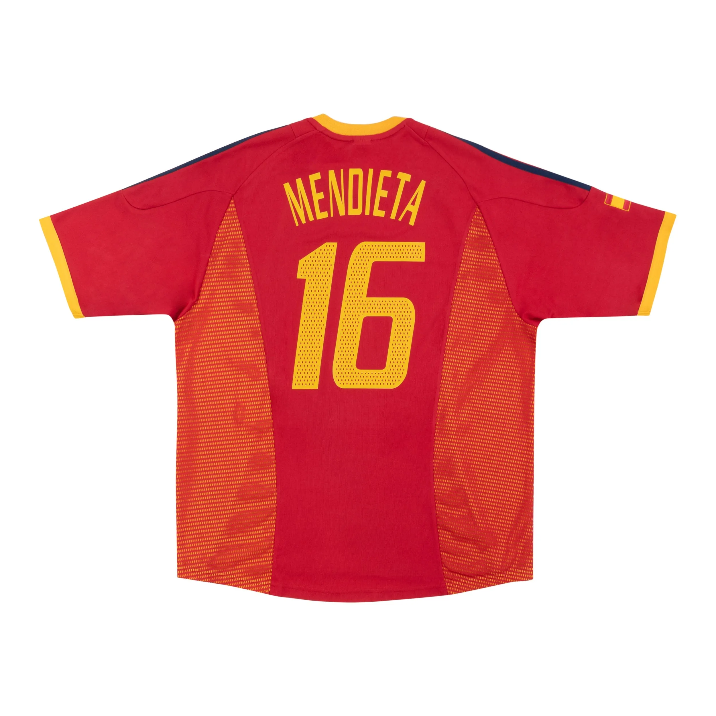 SPAIN 2002-04 HOME SHIRT - MENDIETA 16 - XL