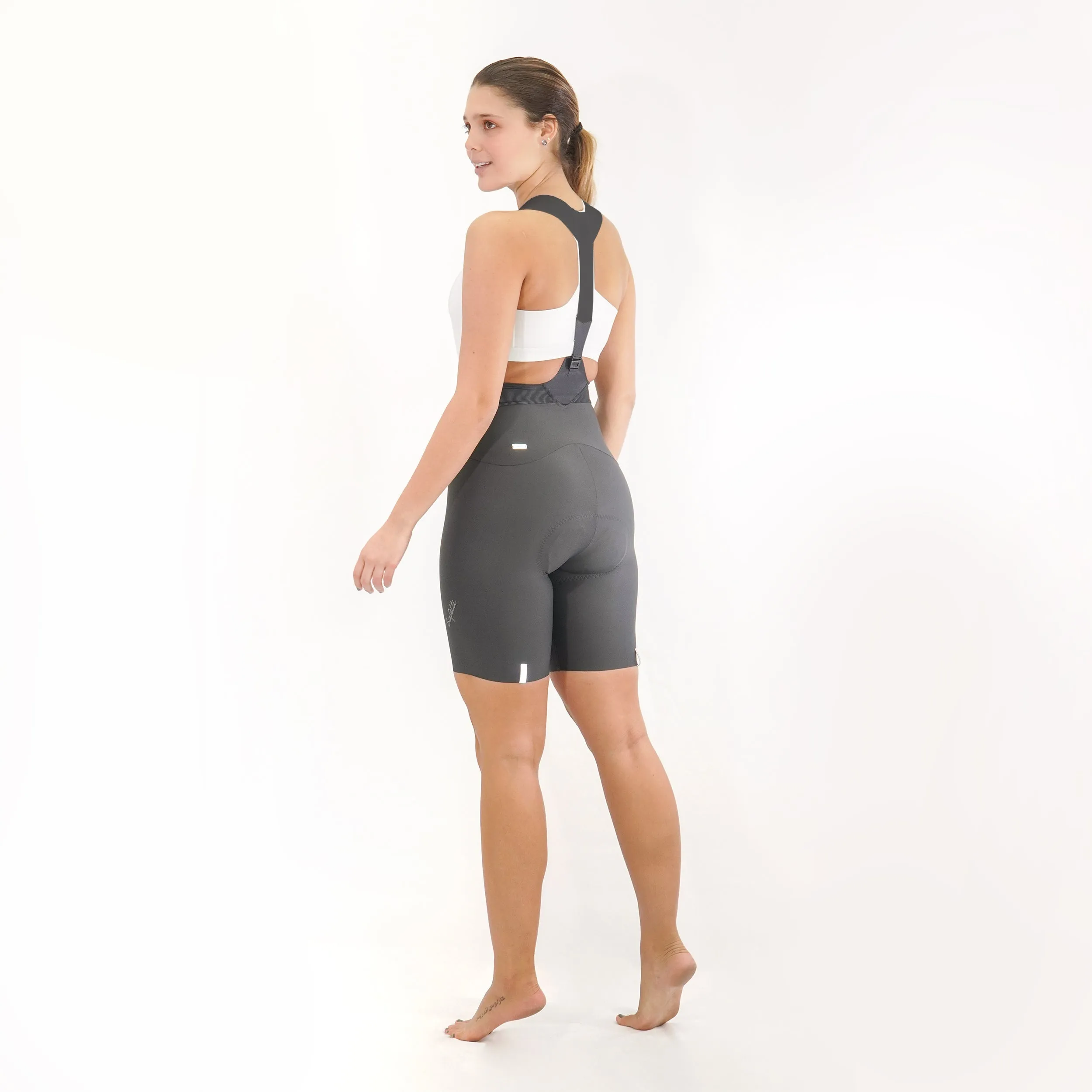 Speed- Toscana 2.0 - Grigio Cycling Bib shorts. Women