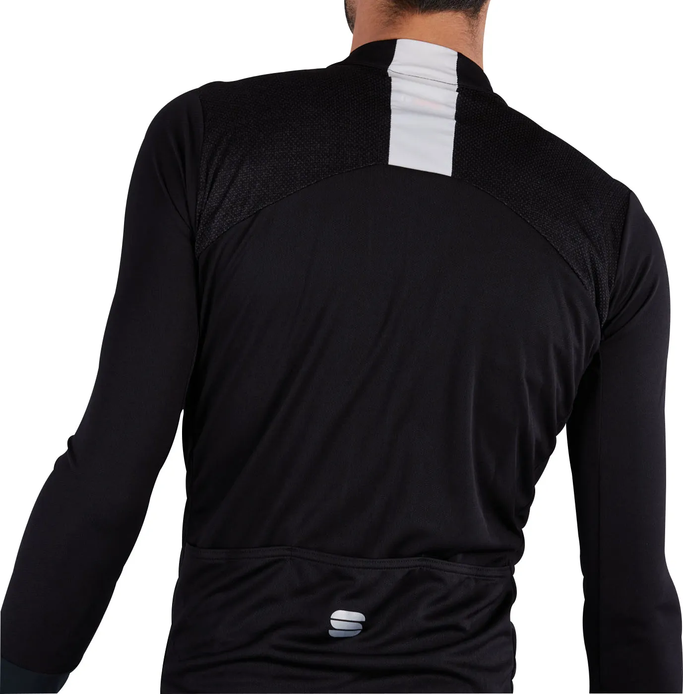 Sportful Strike Long Sleeve Mens Cycling Jersey - Black