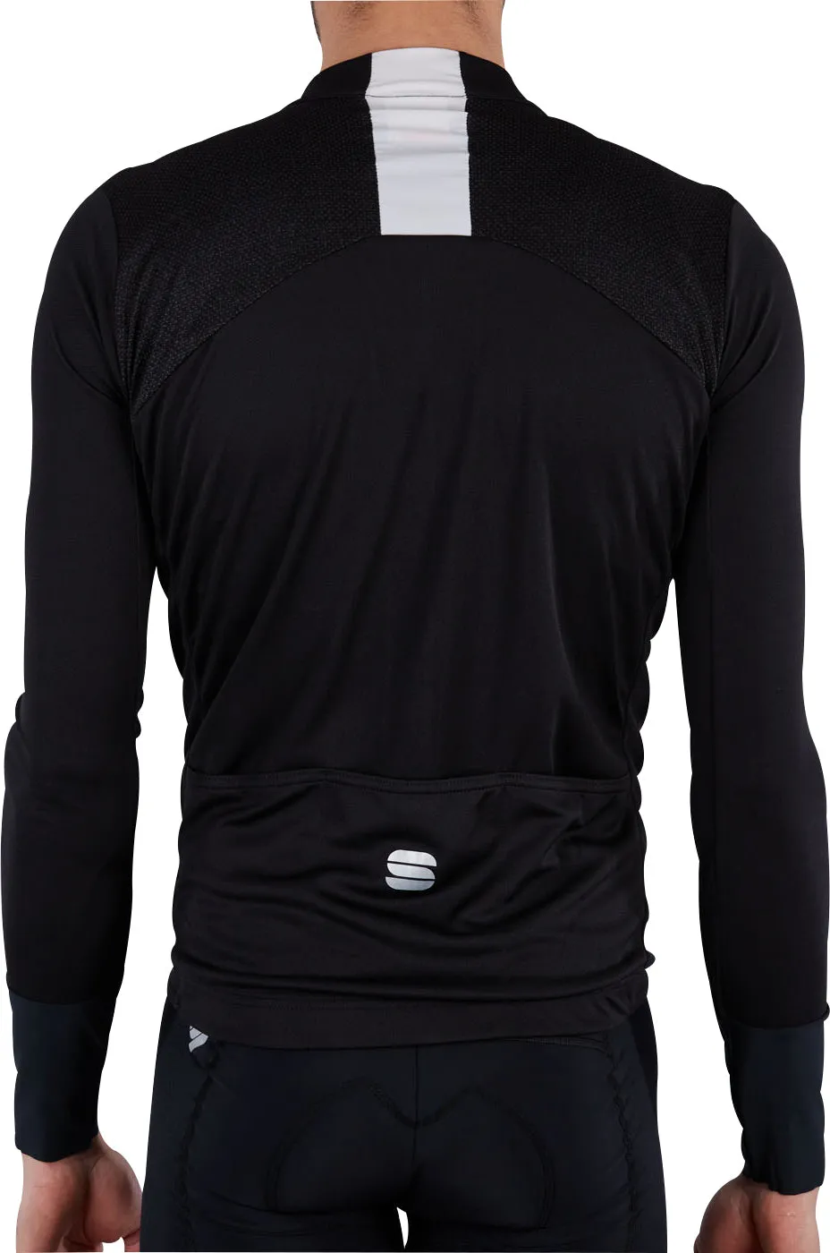 Sportful Strike Long Sleeve Mens Cycling Jersey - Black