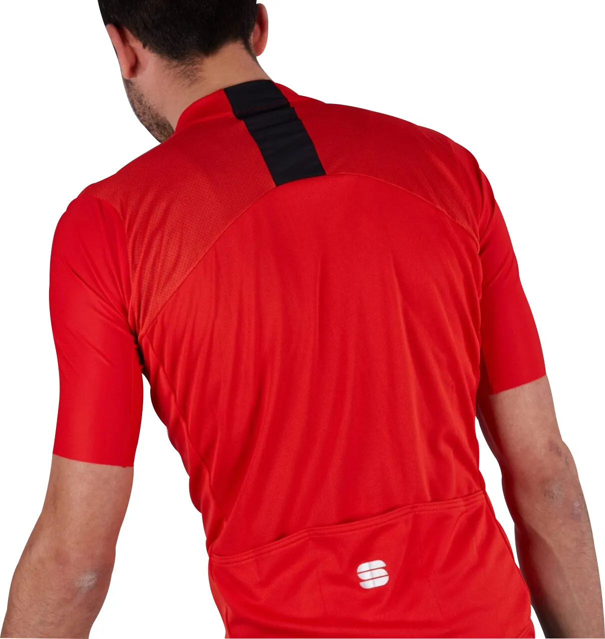 Sportful Strike Short Sleeve Mens Cycling Jersey - Red