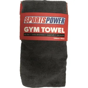 SPORTSPOWER 2020 GYM TOWEL CHARCAOL
