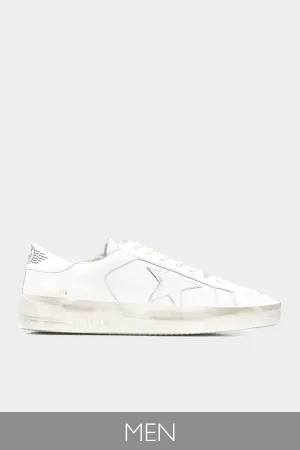 Stardan Optic White Leather Men Sneaker