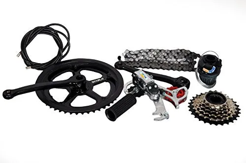 STARLIT Rubber and Steel Bicycle Accessories, Multicolour