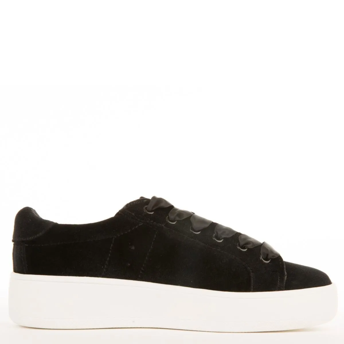 Steve Madden for Women: Bertie-V Black Platform Sneakers
