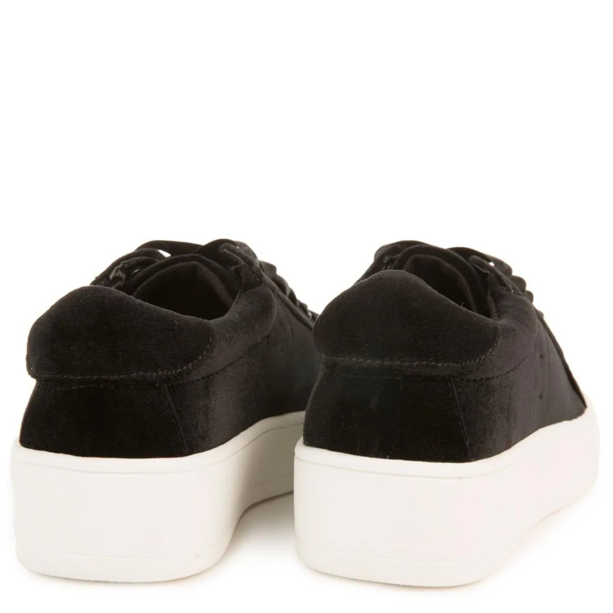 Steve Madden for Women: Bertie-V Black Platform Sneakers