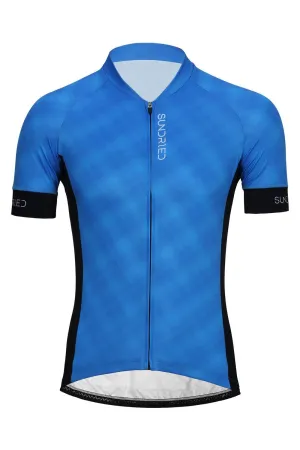 Sundried Plaid Men's Short Sleeve Training Cycle Jersey
