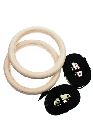 Sundried Wooden Gymnastic Rings - Gymrings