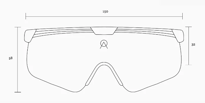 SUNGLASSES ALBA DELTA BLACK DARKSIDE