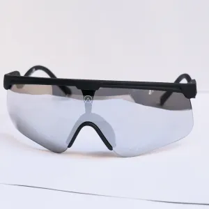 SUNGLASSES ALBA DELTA BLACK MR SILVER LENS