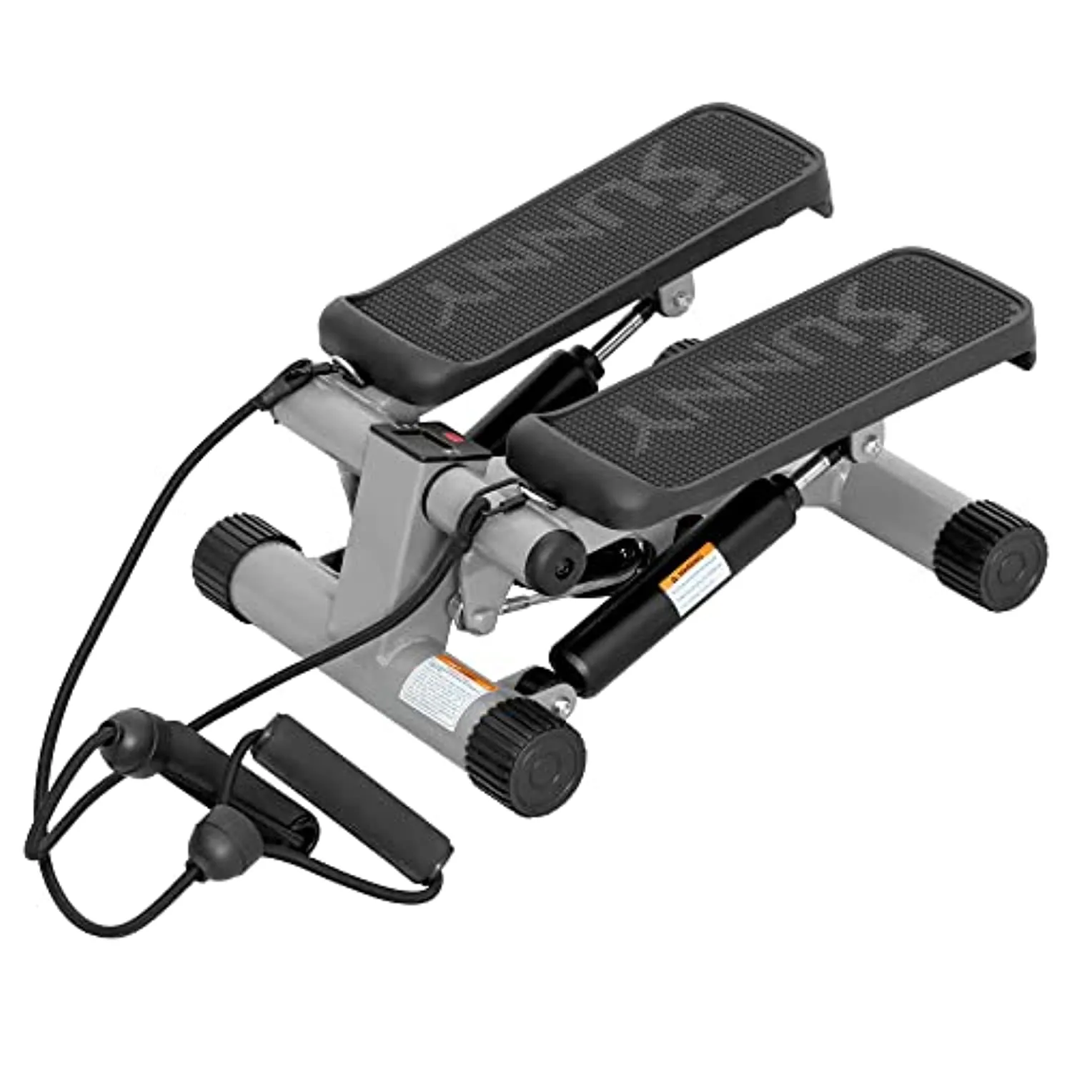 Sunny Health & Fitness Mini Stepper Stair Stepper Exercise Equipment with Resistance Bands