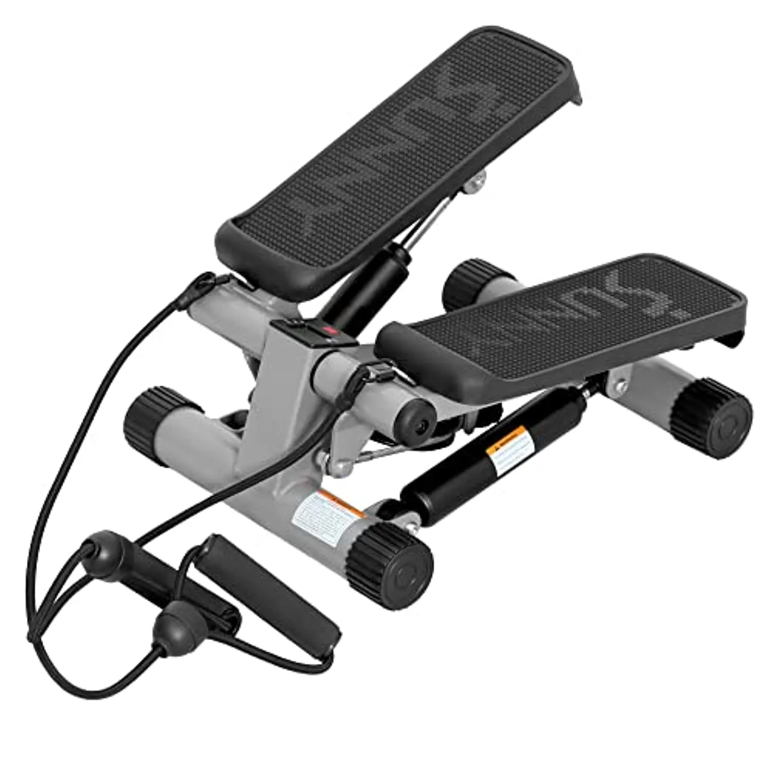 Sunny Health & Fitness Mini Stepper Stair Stepper Exercise Equipment with Resistance Bands